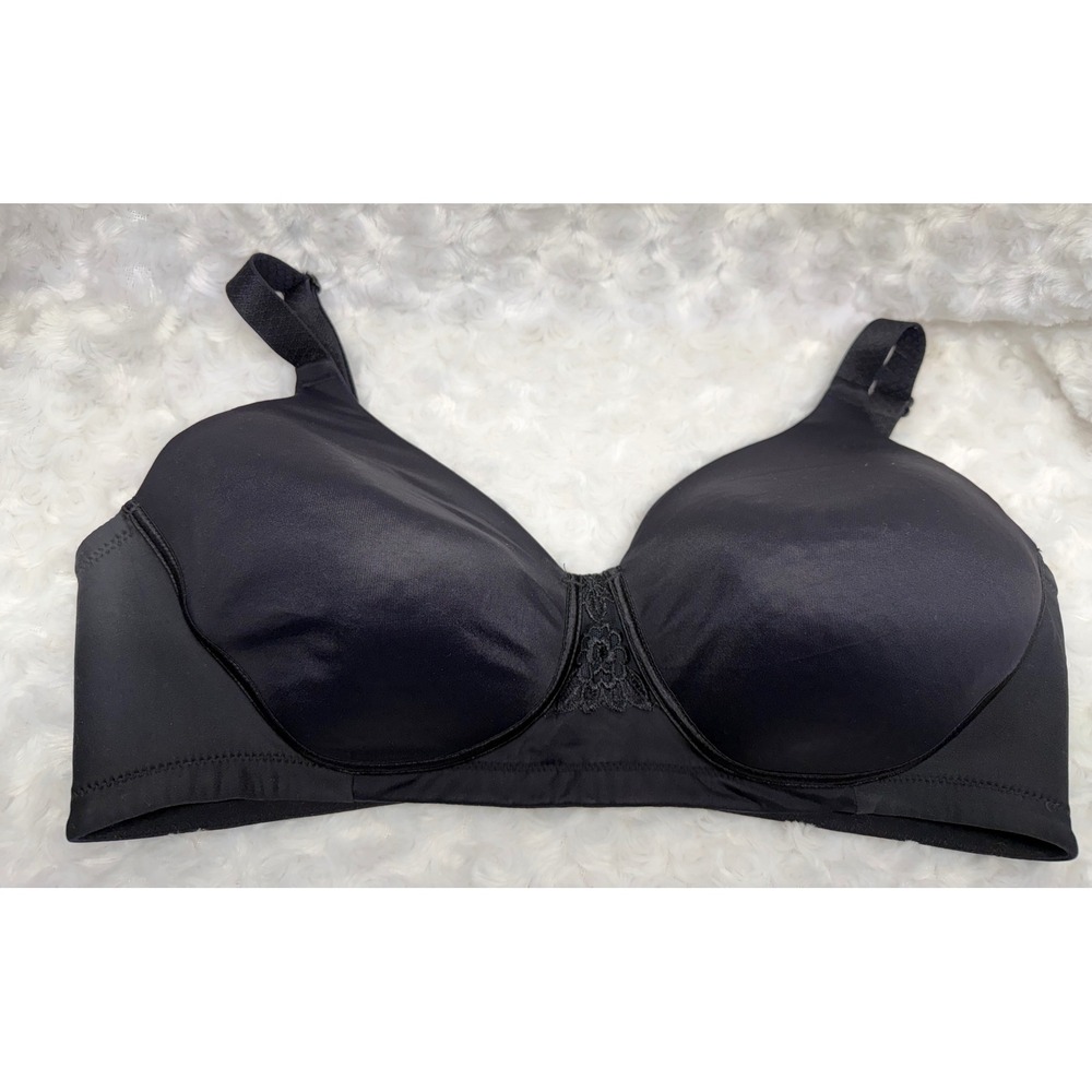 Vanity Fair Women's Size 40C Beauty Back Full Figure Wirefree Bra 71380 Black